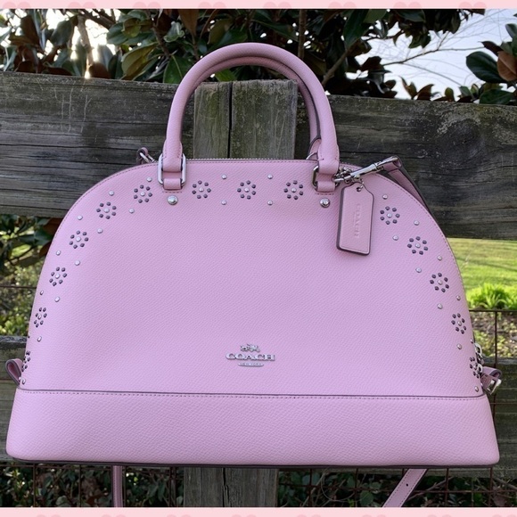 Coach 37238 Pink Studded Dome Sierra Bag & Wallet - Picture 2 of 8